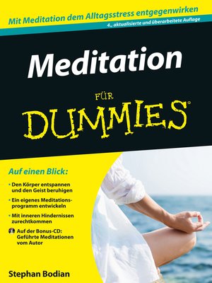 cover image of Meditation f&uuml;r Dummies